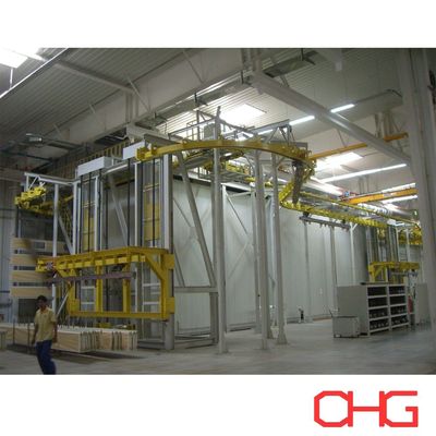 Giá tốt. Professional Customized Iron Electric Control Cabinet Powder Coating Line with Lift and Hardware Spraying Equipment trực tuyến