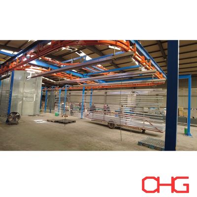 Giá tốt. Đường phủ bột hỗ trợ hệ thống vận chuyển cho hồ sơ nhôm và thiết bị phun phần cứng trực tuyến