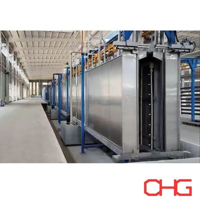 Giá tốt. Dòng sản xuất lớp phủ bột với buồng phun PP trực tuyến
