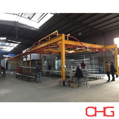 Thiết bị phủ bột bán tự động cho dây chuyền sản xuất hồ sơ nhôm