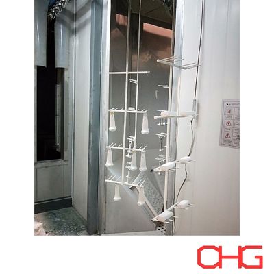 Ứng dụng công nghiệp Chuyên nghiệp tự động thủy tinh bôi trơn phun sơn dây với hệ thống vận chuyển tùy chỉnh