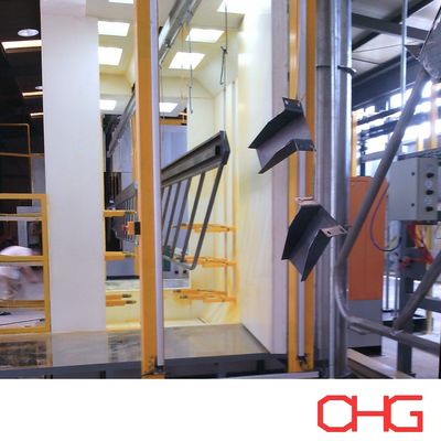 Giá tốt. Hoạt động trơn tru Quá trình bột sơn dây chuyền sản xuất Thiết bị với PVC Spray Booth và hệ thống vận chuyển trực tuyến