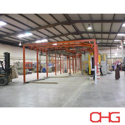 Máy sơn bột tùy chỉnh cho hồ sơ với súng phun điện tĩnh