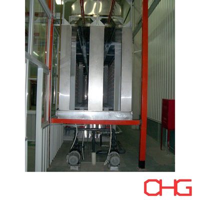 Giá tốt. Đường phủ bột phụ tùng ô tô với phòng phun thép không gỉ và đơn vị điều khiển PLC trực tuyến