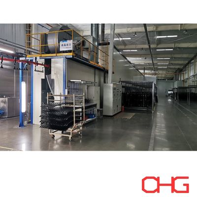 Máy phun tùy chỉnh thiết bị buồng bột lớp phủ dây chuyền của các thành phần xe hơi