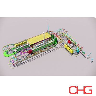 Đường xử lý trước lớp phủ điện giải phơi chất nền kim loại với tùy chọn tùy chỉnh