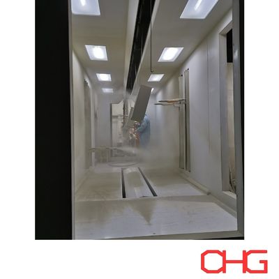 Đường dây sản xuất sơn bột vận chuyển trên cao đơn đường sắt cho hệ thống sơn