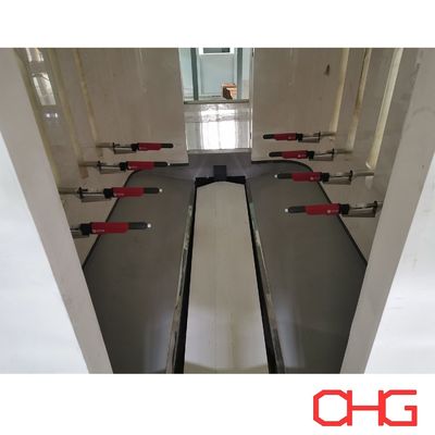 Đường phủ bột tấm thép cacbon với robot đánh bóng và cài đặt thiết bị hướng dẫn