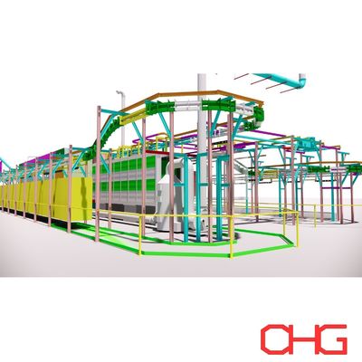 Dây chuyền tiền xử lý cho lớp phủ điện di/điện di KTL/EPD Dây chuyền sản xuất lớp phủ