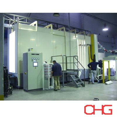 Giá tốt. Tự động PVC hoặc PP bột lớp phủ phun sơn Booth cho nhanh và lớp phủ dây trực tuyến