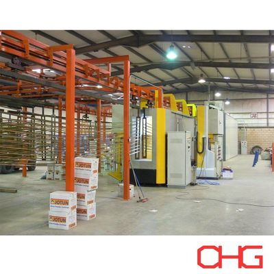 Thép không gỉ/PVC/thép carbon bột lớp phủ phòng phun với đơn vị điều khiển PLC