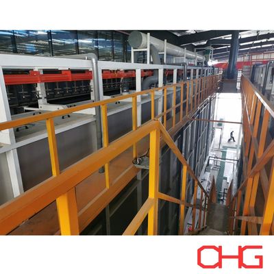 Giá tốt. Dòng sơn bột công suất cao được trang bị máy vận chuyển để xử lý bề mặt hồ sơ nhôm và ứng dụng sơn trực tuyến