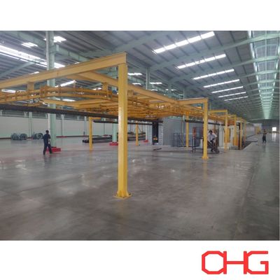 Đường phủ bột tùy chỉnh cho hồ sơ nhôm được sản xuất với tất cả các thiết bị