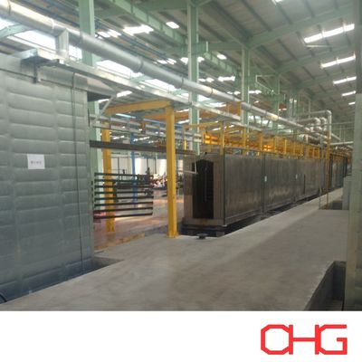 Giá tốt. Dòng sơn bột cho hồ sơ nhôm với hệ thống vận chuyển trên cao và tải thủ công để hỗ trợ sản xuất đa dạng trực tuyến