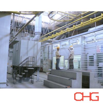 Giá tốt. PLC kiểm soát dây chuyền sản xuất sơn bột tự động cho hồ sơ nhôm trực tuyến