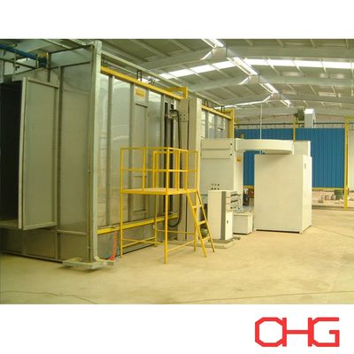 chất lượng Thép không gỉ phòng phun tự động bột lớp phủ điện tĩnh phòng sơn tùy chỉnh nhà máy sản xuất