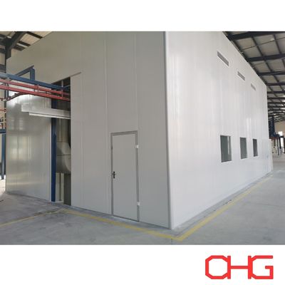 Cửa hàng sơn bột công nghiệp Stainless Steel PP Carbon Steel Powder Paint Booth