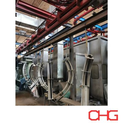 Thiết bị phun phần cứng và đơn vị điều khiển PLC Hệ thống phủ bột tự động cho đường băng vận chuyển