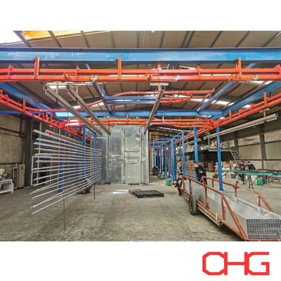 Dữ liệu kỹ thuật Đường dây sản xuất sơn bột chuyên nghiệp tùy chỉnh cho hồ sơ nhôm