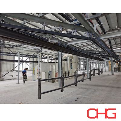 Dòng sản xuất sơn bột trên cùng với đơn vị điều khiển PLC