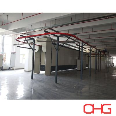 Máy sơn tấm acrylic conveyor dây chuyền sơn bột cho sản xuất sơn tùy chỉnh