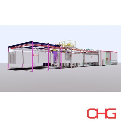 Giá tốt. Đường phủ bột tự động điện tĩnh trên thiết bị phun phần cứng nền kim loại trực tuyến