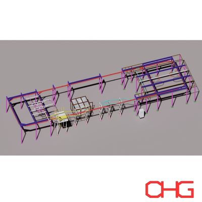 Dòng sơn bột hiệu suất cao Hệ thống sơn bột tự động cho các bộ phận kim loại khác nhau Yêu cầu giải pháp tùy chỉnh