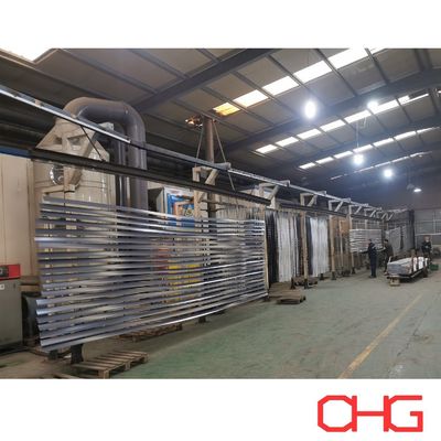 Máy dây chuyền sản xuất sơn bột cho các kích thước khác nhau hồ sơ nhôm tùy chỉnh được cung cấp