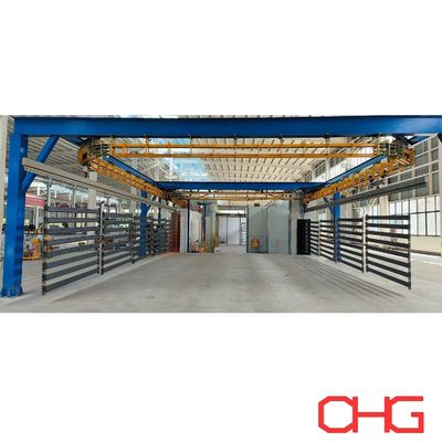 Dòng bọc bột bằng hệ thống vận chuyển miễn phí và đơn vị điều khiển PLC