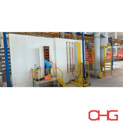 Giá tốt. Hệ thống băng tải không dùng điện cho kệ kim loại Dây chuyền sơn tĩnh điện tiên tiến trực tuyến