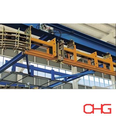 Đường phủ bột điện tĩnh tùy chỉnh với buồng phun PP và máy vận chuyển PF được làm theo yêu cầu của bạn