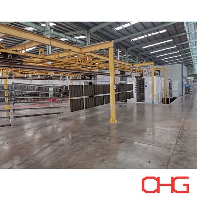 Tùy chỉnh dây chuyền sơn bột điện tĩnh chuyên nghiệp cho hồ sơ nhôm sản xuất