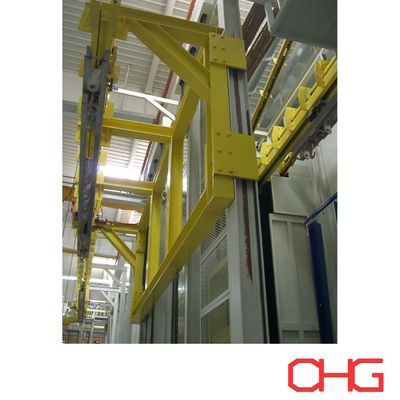 PLC điều khiển bột lớp phủ máy nâng tùy chỉnh cho lớp phủ dây chuyền sản xuất