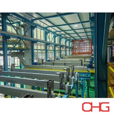 Dây chuyền sơn E với quy trình liên tục hoàn toàn tự động để phủ anodizing và điện di cho các thành phần nhôm