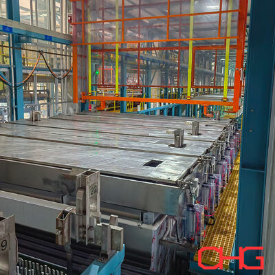Dây chuyền sản xuất Anodizing đa bể liên tục với hệ thống chuyển giao thông minh để vận hành và ổn định